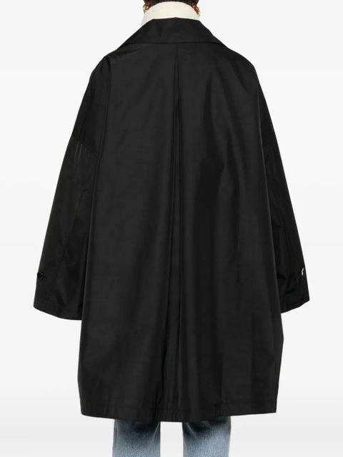 TOTEME drop-shoulder trench coat - Black