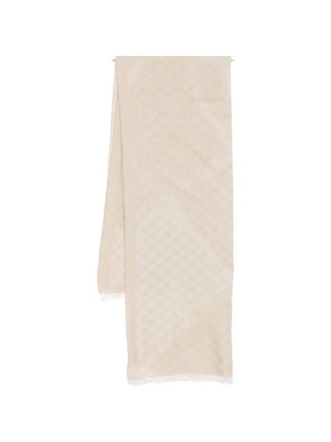 Max Mara MXAPEDONE logo pattern scarf - Neutrals - zdjęcie produktu nr 1