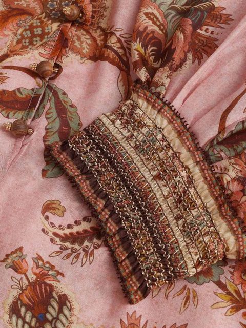 ZIMMERMANN Aster Billow floral-print dress - Pink - zdjęcie produktu nr 2