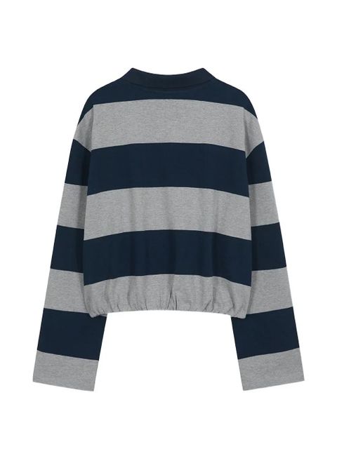 Marge Sherwood striped embroidered top - Blue - zdjęcie produktu nr 2