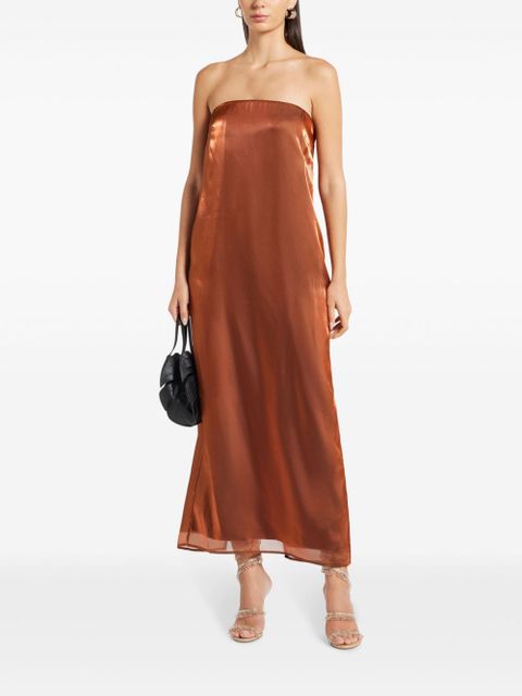 STAUD Casey maxi dress - Brown