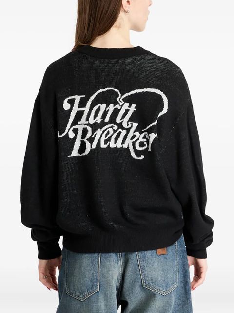 Carhartt WIP logo-embroidered buttoned cardigan - Black