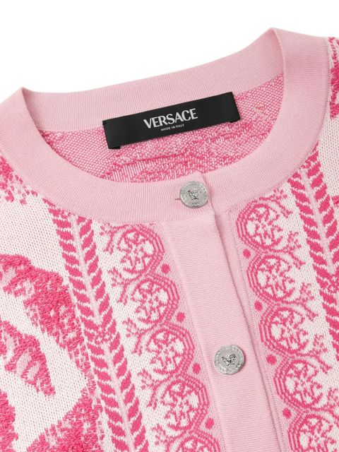 Versace Underwater Barocco cardigan - Pink