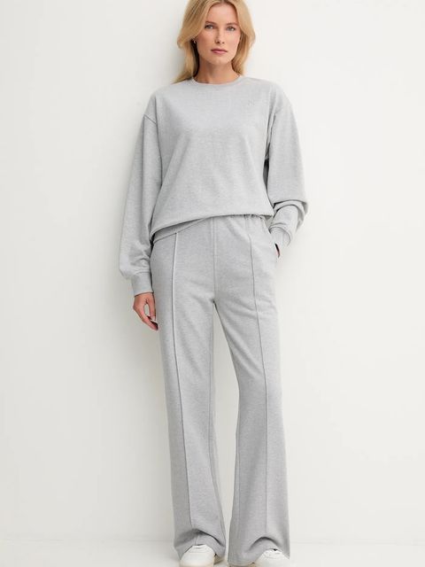 Calvin Klein Jeans spodnie dresowe damskie kolor szary melanżowe LV047B240G - zdjęcie produktu nr 2