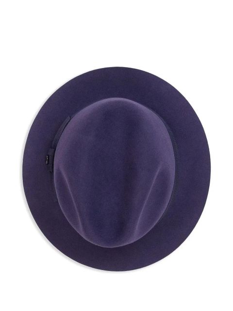 Loro Piana cashmere felt fedora hat - Purple - zdjęcie produktu nr 2