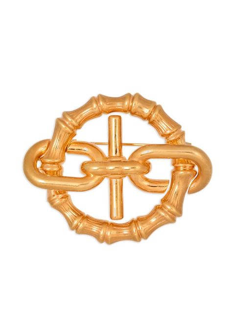 Balmain bamboo chain brooch - Gold - zdjęcie produktu nr 1