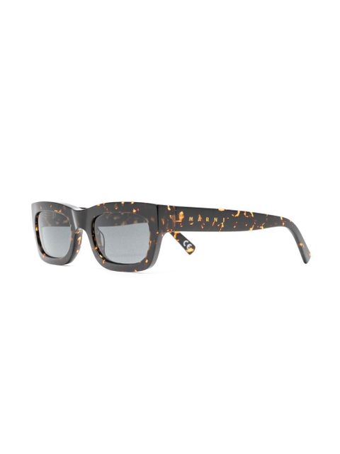 Marni Eyewear CWE rectangular-frame sunglasses - Black - zdjęcie produktu nr 2