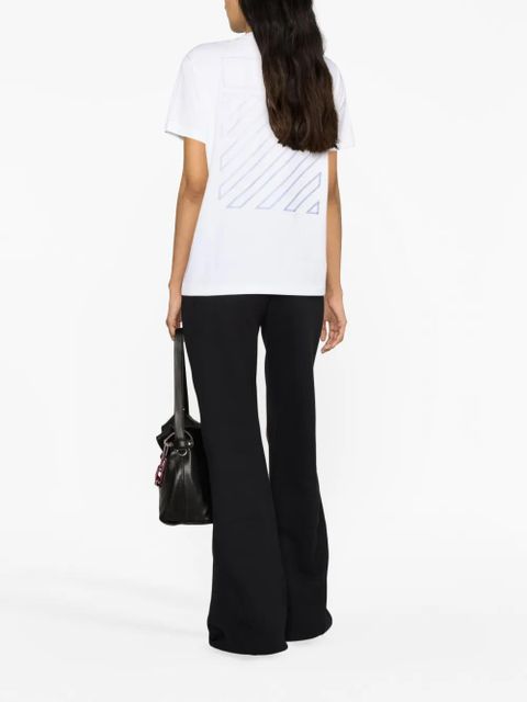 Off-White piping-detail cotton track pants - Black - zdjęcie produktu nr 2