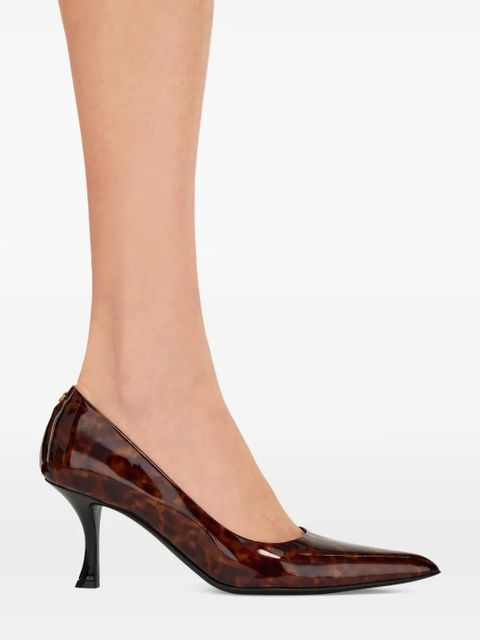 Ferragamo 70mm tortoiseshell pumps - Brown