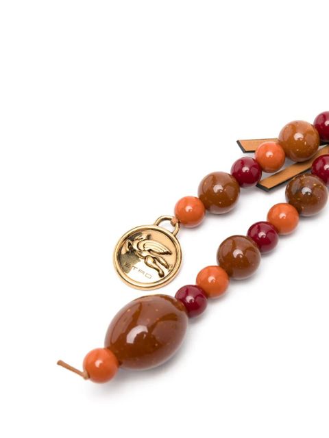 ETRO beaded bag charm - Brown - zdjęcie produktu nr 2