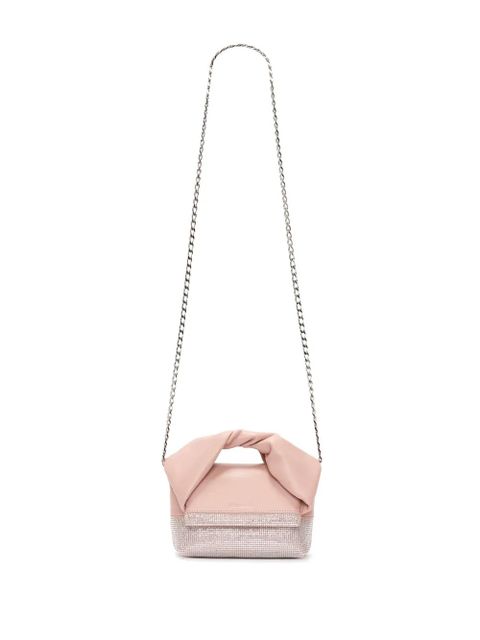 JW Anderson small Twister leather tote bag - Pink