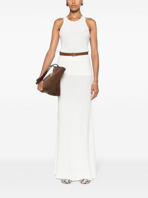 TOTEME knitted maxi skirt - White - zdjęcie produktu nr 2