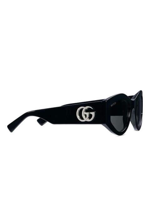 Gucci Eyewear geometric-frame sunglasses - Black - zdjęcie produktu nr 2