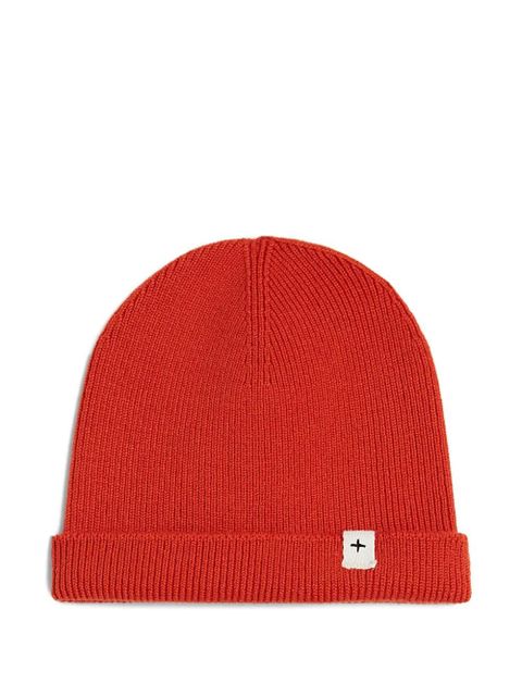Jil Sander ribbed-knit beanie - Red - zdjęcie produktu nr 1