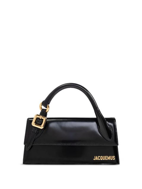Jacquemus The Elongated Chiquito leather tote bag - Black - zdjęcie produktu nr 1