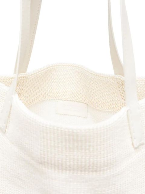 JW Anderson Ivory crochet shopping bag - Neutrals