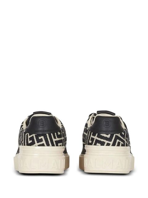 Balmain B-Court monogram sneakers - White