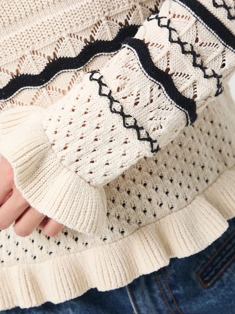 Medicine sweter damski kolor beżowy