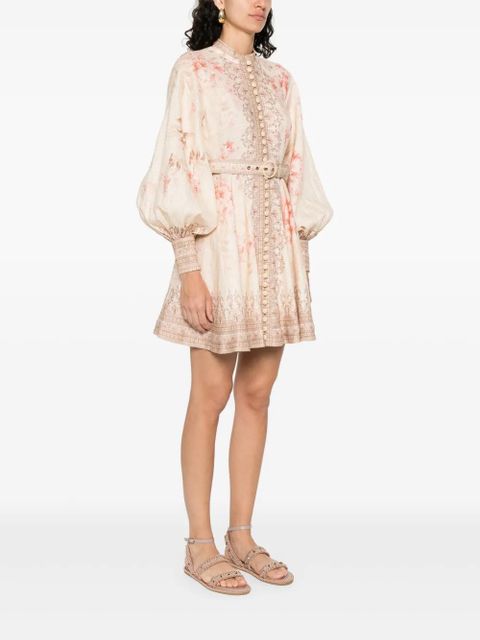 ZIMMERMANN Illuminate mini dress - Neutrals