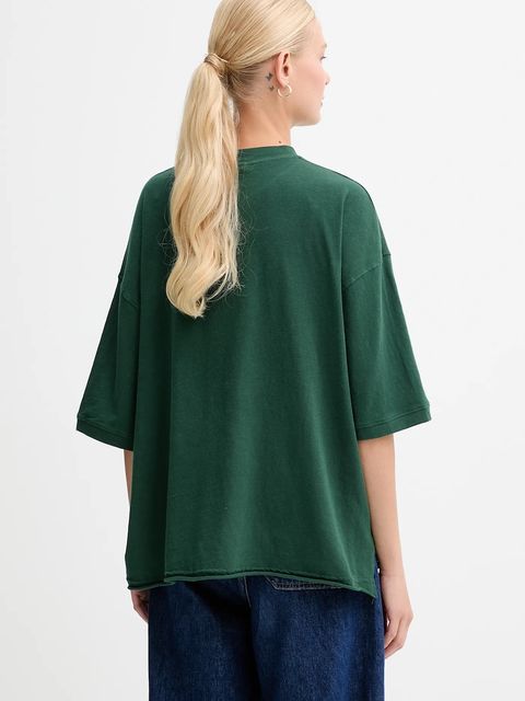American Vintage t-shirt damski kolor zielony UDA02A - zdjęcie produktu nr 2