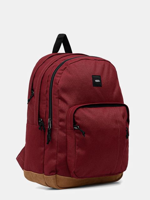 Vans plecak kolor bordowy duży gładki VN000HRHBRD1 - zdjęcie produktu nr 2