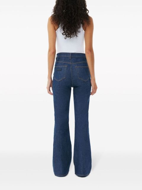 GANNI ribbed tank top - White