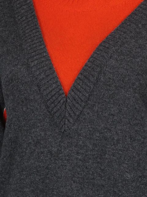 Rabanne two-tone sweater - Grey