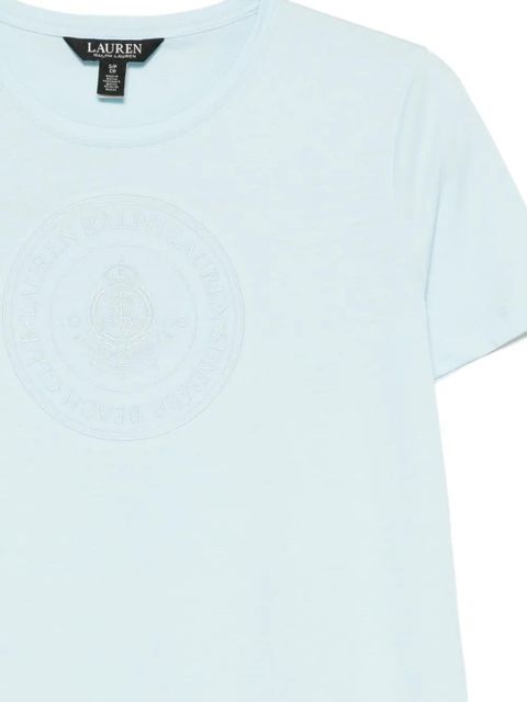 Lauren Ralph Lauren logo-embroidered T-shirt - Blue