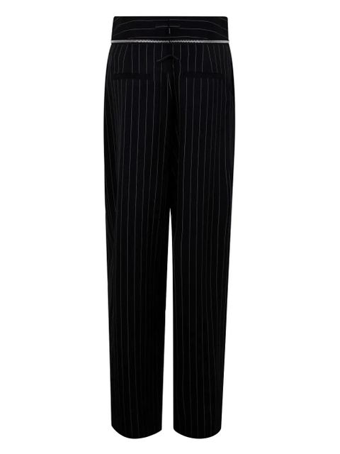 Jean Paul Gaultier striped trousers - Black - zdjęcie produktu nr 2