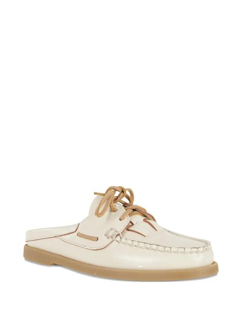 Hereu slip-on leather mules - Neutrals - zdjęcie produktu nr 2