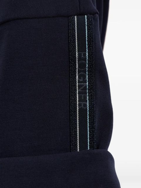 BOGNER Finya zip-up polo shirt - Blue