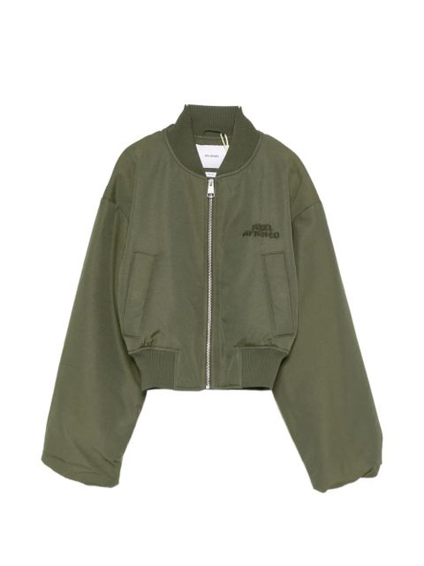 Axel Arigato Lola logo-embroidered bomber jacket - Green - zdjęcie produktu nr 1