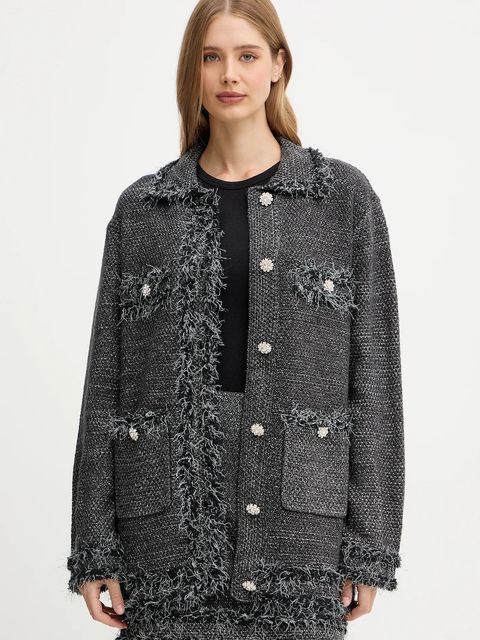 Blugirl Blumarine kardigan damski kolor czarny ciepły RF5228.MA950 - zdjęcie produktu nr 1