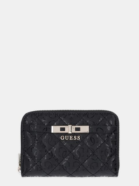 Guess portfel IDRA damski kolor czarny SWGG81 57140 - zdjęcie produktu nr 1