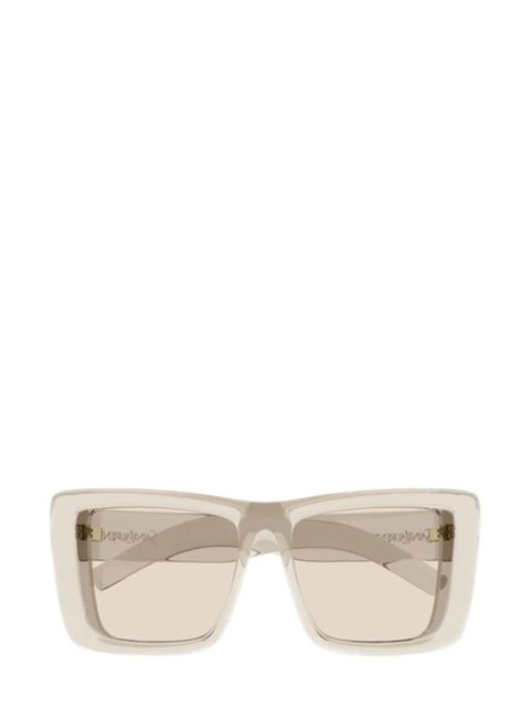 Saint Laurent Eyewear square-frame sunglasses - Neutrals - zdjęcie produktu nr 1