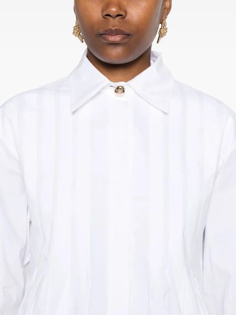 SANDRO cotton shirt - 10 BLANC