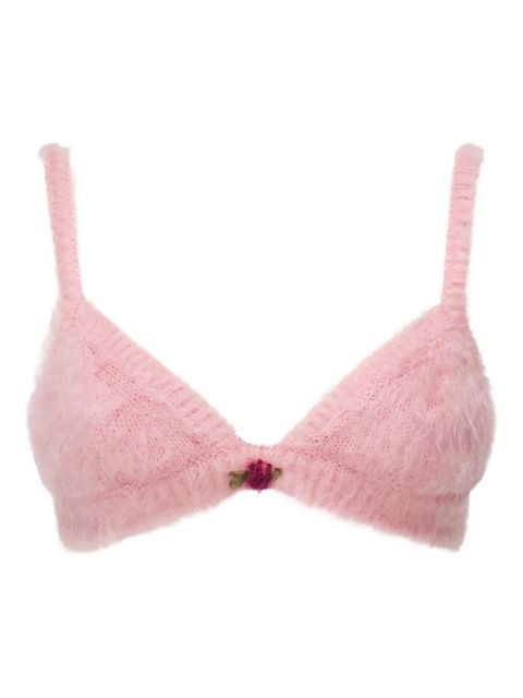 Alessandra Rich embroidered top - Pink - zdjęcie produktu nr 1