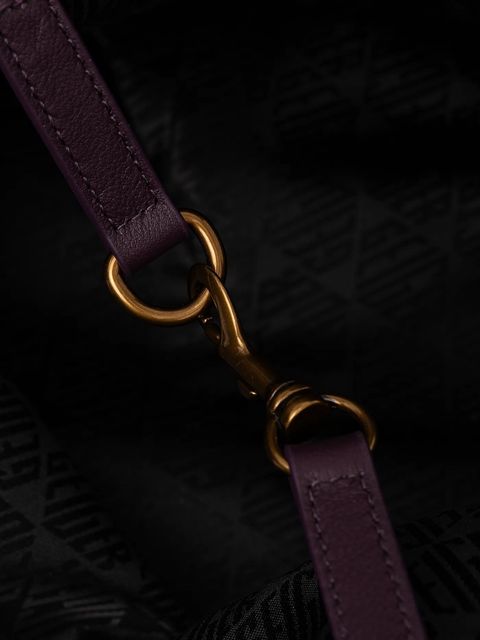 Kurt Geiger London torebka skórzana CHELSEA kolor fioletowy 4978890109