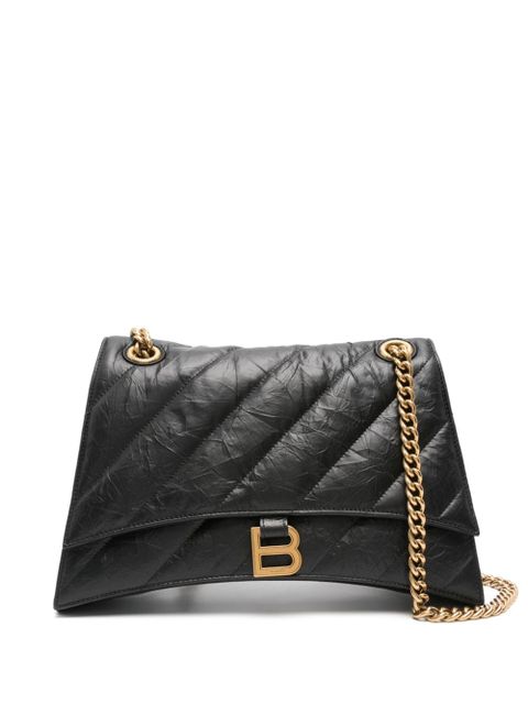 Balenciaga Crush quilted shoulder bag - Black