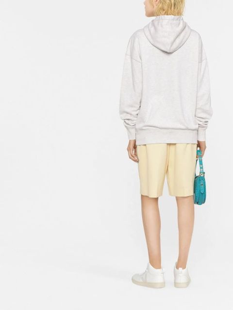 MARANT ÉTOILE Mansel logo-print hoodie - Neutrals