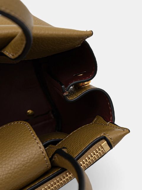 Coccinelle torebka skórzana ARLETTIS kolor zielony E1 MD5 18 02 01