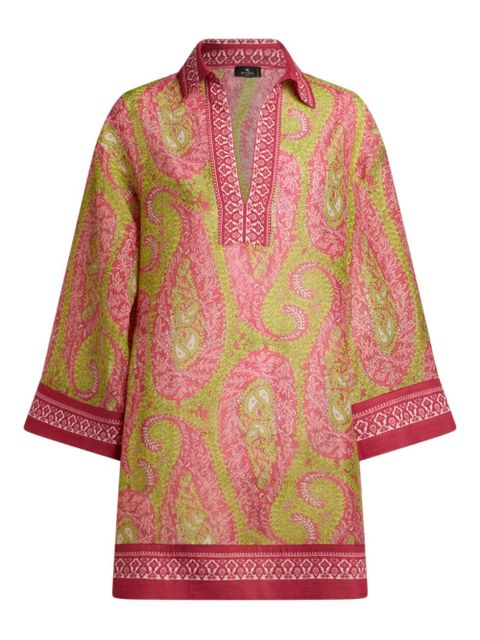 ETRO paisley mini dress - Pink - zdjęcie produktu nr 1