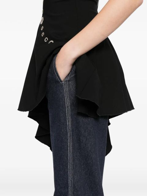 Max Mara denim tapered pants - Blue