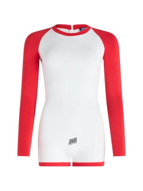 Jean Paul Gaultier Junior Gaultier long-sleeve playsuit - White - zdjęcie produktu nr 1