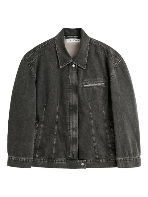 OUR LEGACY Draft panelled denim jacket - Black - zdjęcie produktu nr 1