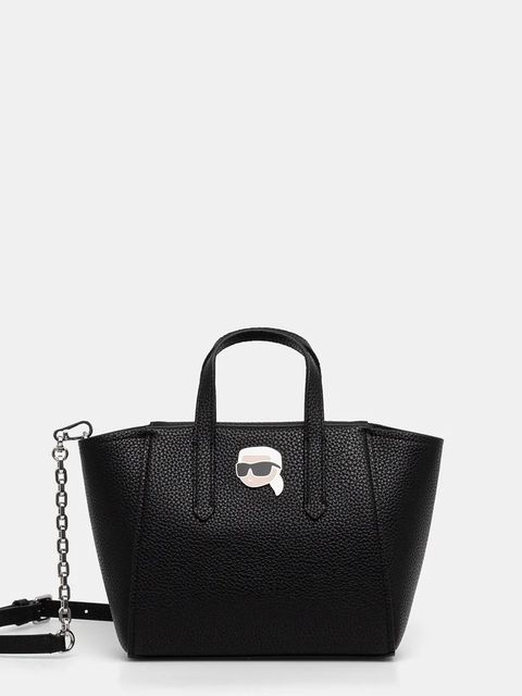 Karl Lagerfeld torebka IKON kolor czarny A1W30499 - zdjęcie produktu nr 1
