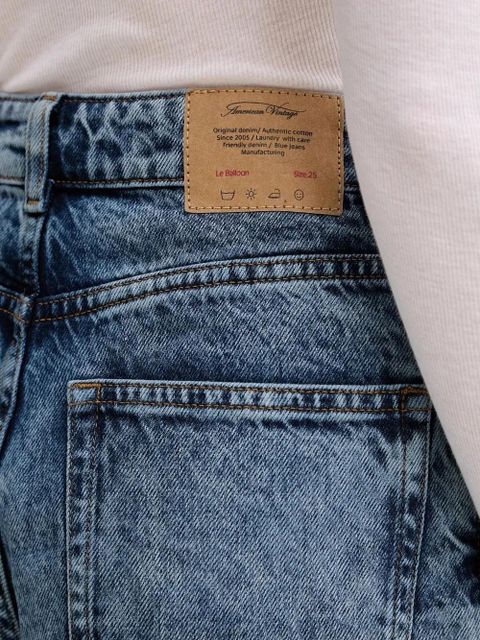 American Vintage acid-wash jeans - Blue