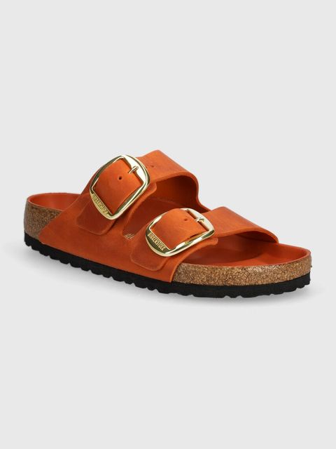Birkenstock klapki nubukowe Arizona Big Buckle - zdjęcie produktu nr 2