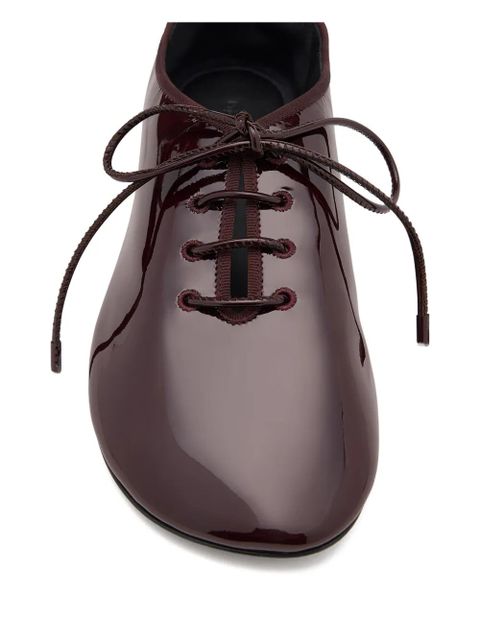 Proenza Schouler Glove lace-up ballet flats - Red