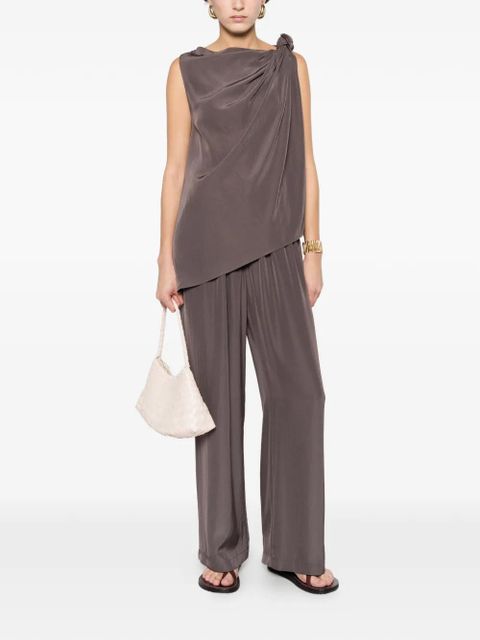 Eleh knot draped tank top - Brown - zdjęcie produktu nr 2